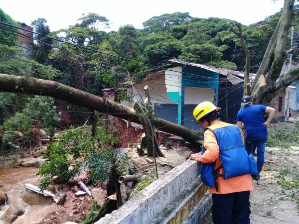 viviendas lluvias colapso emergencia Foto cortesía