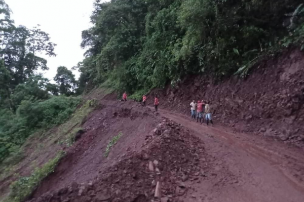 Alcaldía de SC realiza obras para restituir paso hacia Macanillo