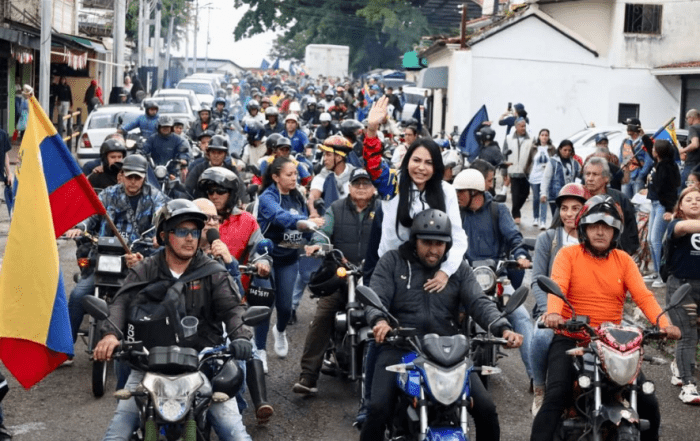 Delsa Solórzano desde Táchira: Esta lucha es para acompañar, proteger y devolverle la libertad a Venezuela ⁣