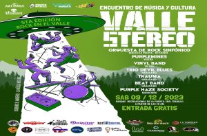 Afiche Patrocinantes Valle Stereo Tour 2023