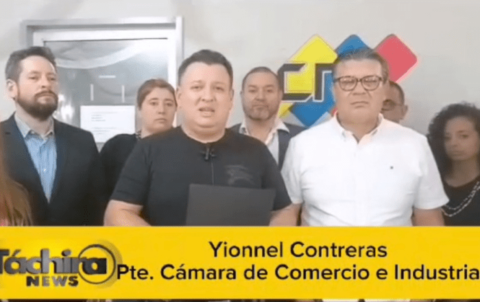 Cámara de Industria y Comercio del Táchira acudió al CNE para apoyar el Referendo Consultivo