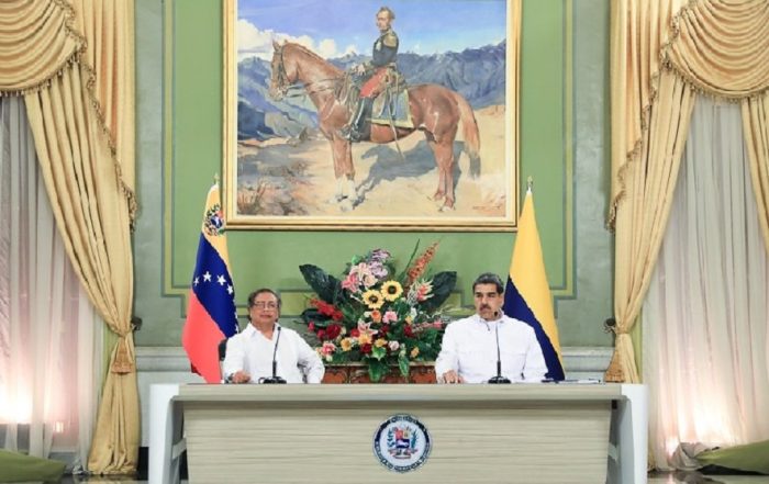 Reunión de Petro y Maduro