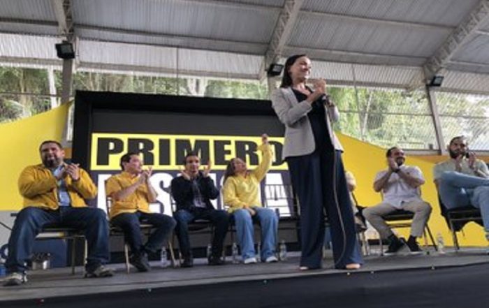 María Corina Machado primero justicia