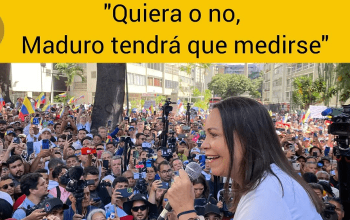 María Corina Machado desde la Plaza Francia presentó a Venezuela su Gran Alianza Nacional #GANA