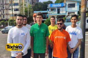 Jovenes invitan a inscribirse en el CNE Táchira