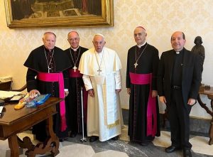 Conferencia Episcopal Venezolana junto al Papa Francisco