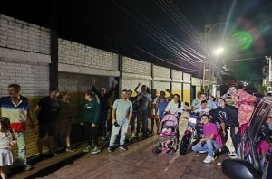 Colas para votar en palo gordo