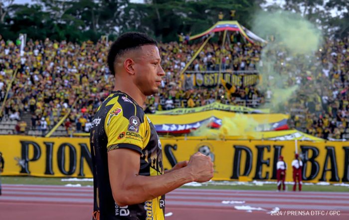 Aspectos generales del encuentro correspondiente la jornada Nº 13 del torneo clausura de la Liga Futve 2024, Futbol Profesional Venezolano, entre los equipos Deportivo Tachira FC Vs Dvo La Guaira FC, realizado en el estadio Polideportivo de Pueblo Nuevo en San Cristobal Estado Táchira en Venezuela, el 19 de octubre de 2024 (Gennaro Pascale Caicedo / PRENSA DVO TACHIRA FC)