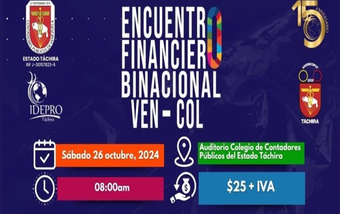 Encuentro financiero binacional venezuela colombia