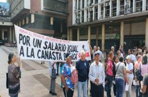 Jubilados en protesta caracas venezuela