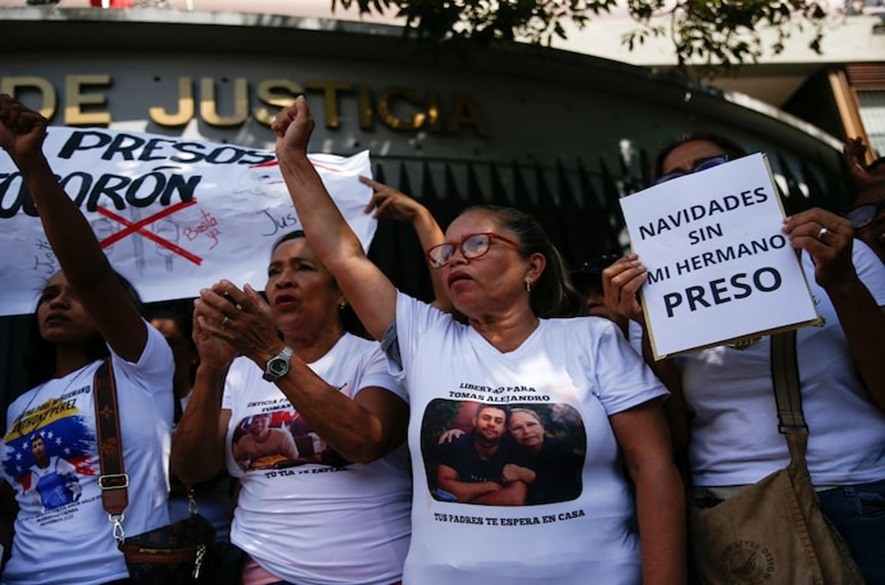 Protesta de madres de presis politícos en venezuela