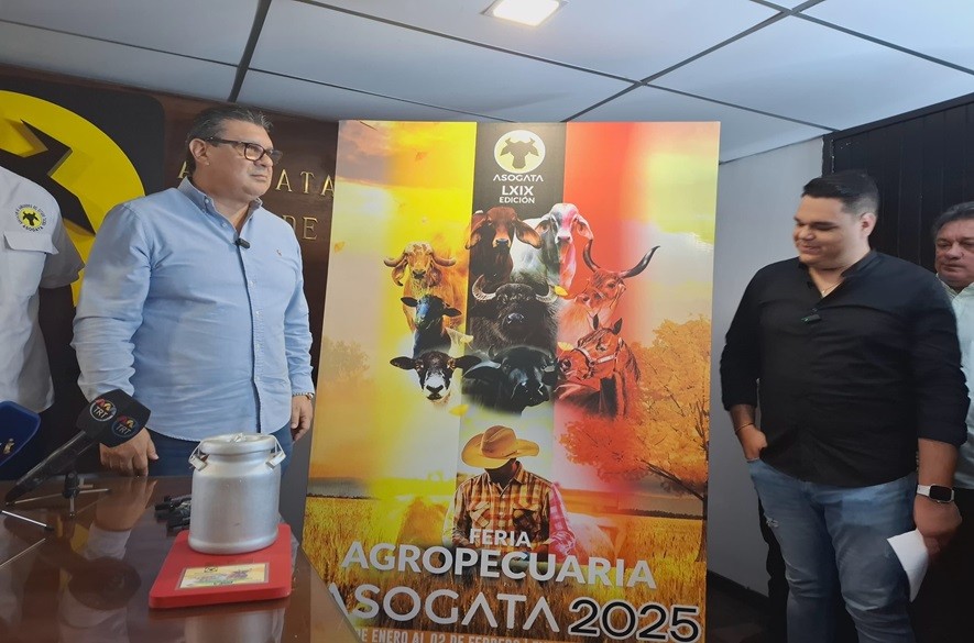 Afiche feria agropecuaria ASOGATA 2025