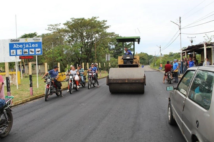 Paso restringido troncal 05 Táchira